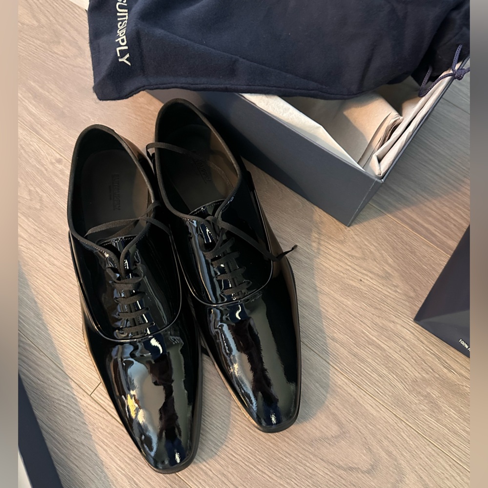 BRAND NEW IN BOX Patent Leather Men’s Tuxedo Shoes Size 11